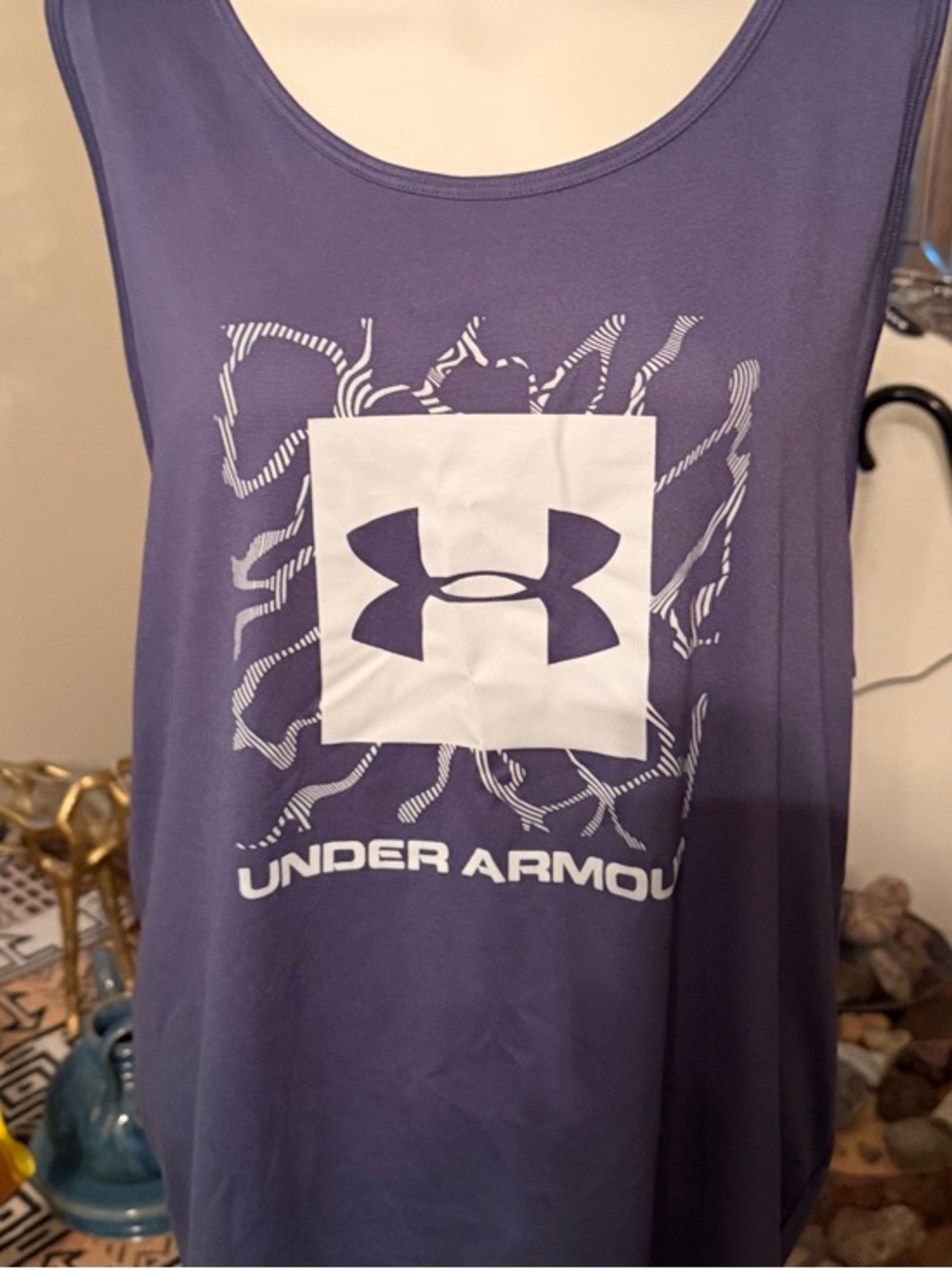 Under Armour Purple Athletic Graphic Tank